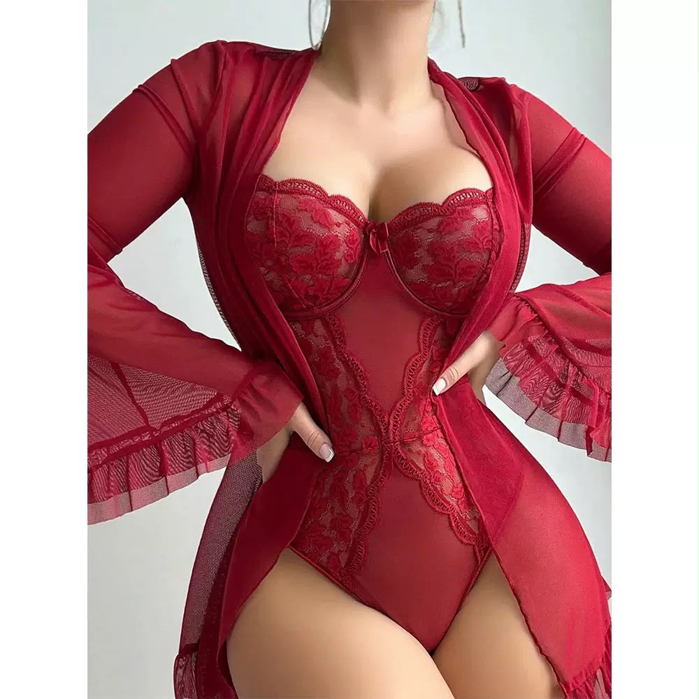 The Vivienne Teddy & Robe Set
